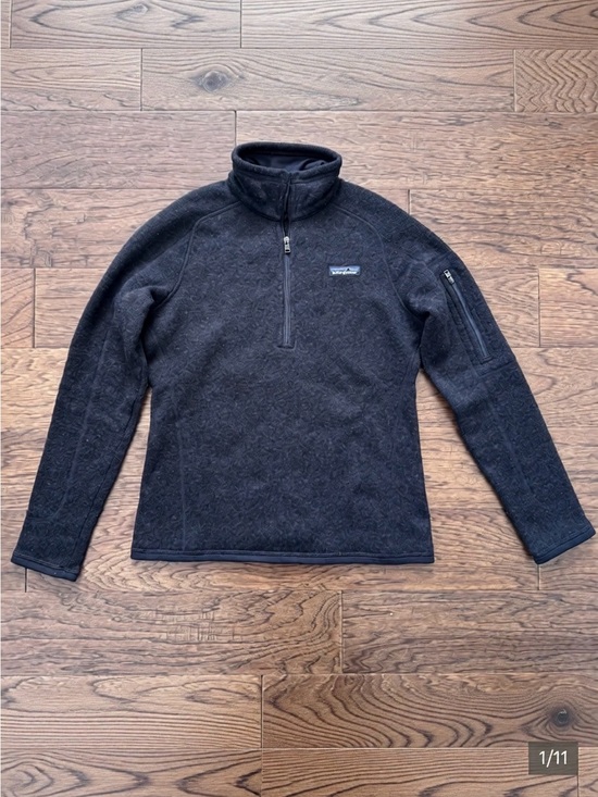 Patagonia Sweaters - Patagonia Women’s Better Sweater Quarter 1/4 Zip Fleece Black Size Small
